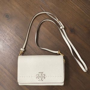 Tory Burch McGraw Leather Crossbody Wallet